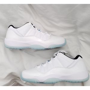 Air Jordan 11 retro low White patent sneakers 13
